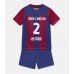 Barcelona Joao Cancelo #2 Babykleding Thuisshirt Kinderen 2023-24 Korte Mouwen (+ korte broeken)